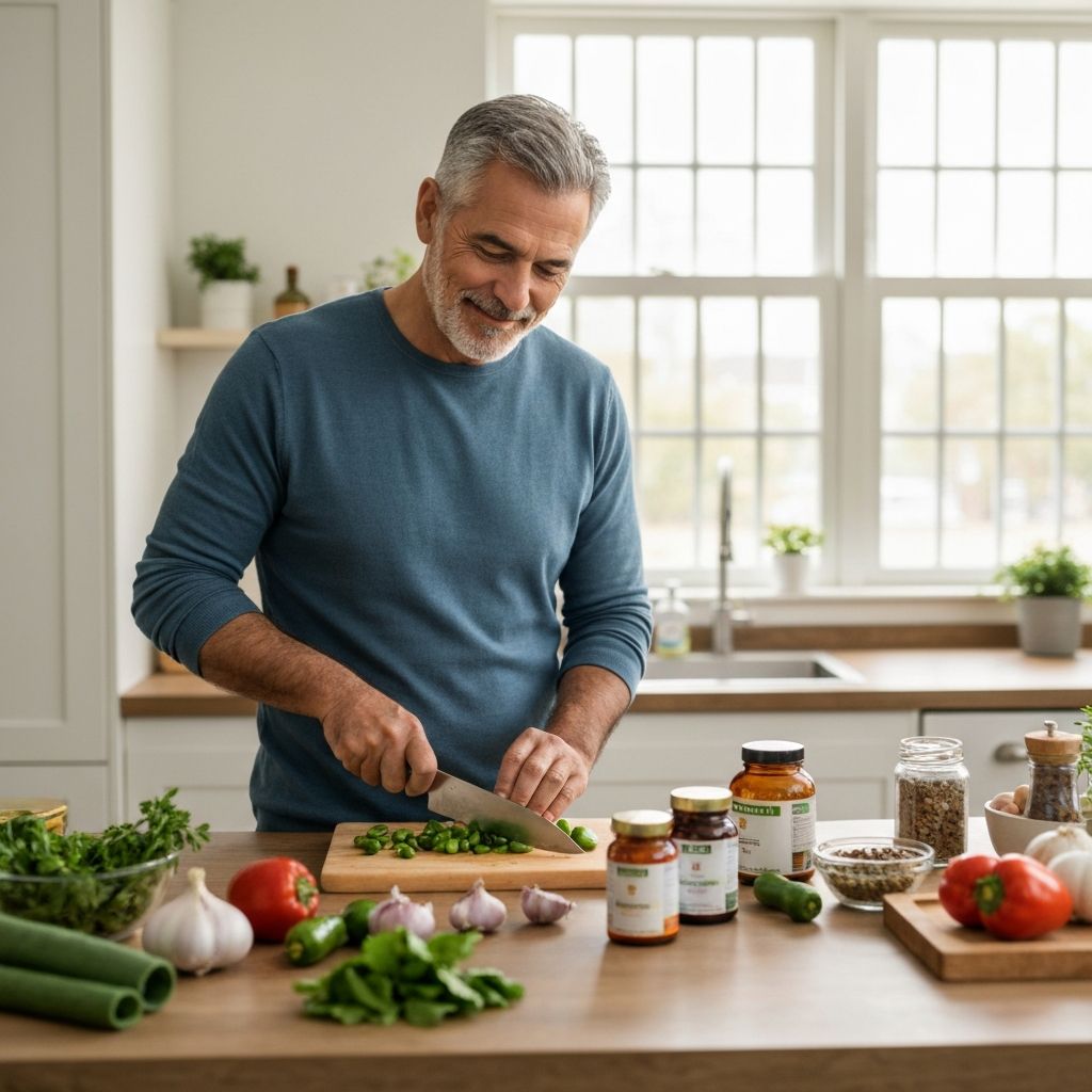 Healthy lifestyle with supplements